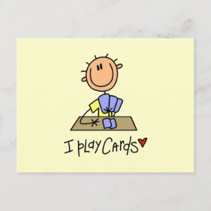Postal Juego a las Cartas