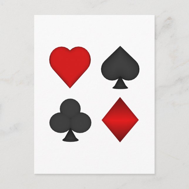 Postal Juego de cartas: (Anverso)