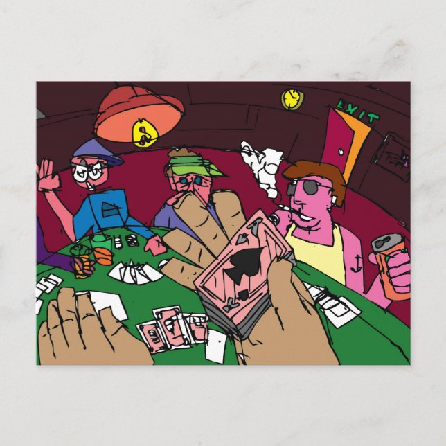 Postal Juego de cartas (Anverso)