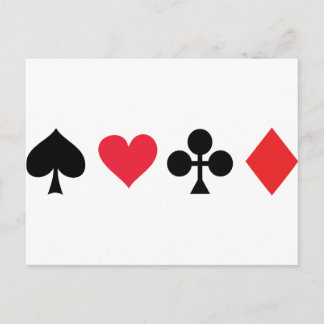 Postal juego de cartas de póker