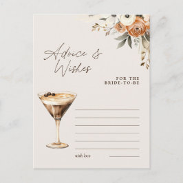 Postal Juego de ducha Espresso Martini Consejos y deseos