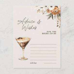 Postal Juego de ducha Espresso Martini Consejos y deseos