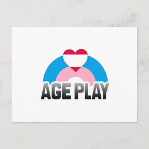 POSTAL JUEGO DE EDAD ARCOÍRIS