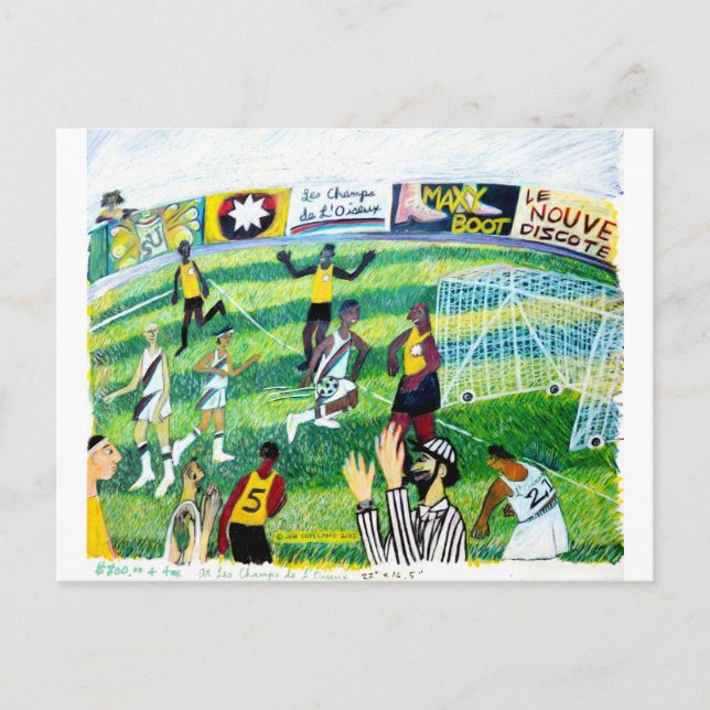 Postal Juego de fútbol (Anverso)