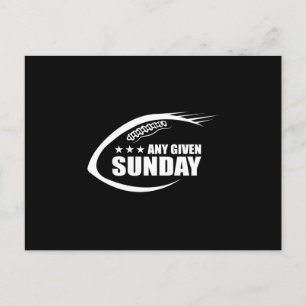 Postal Juego de fútbol americano divertida idea de regalo