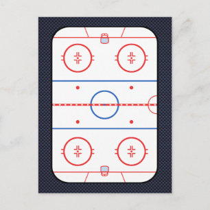 Postal Juego de hockey Companion Carbon Fiber Style
