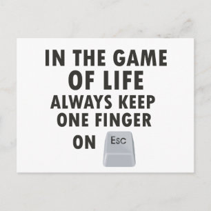 Postal Juego de la vida