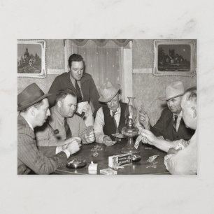 Postal Juego de Poker, 1939