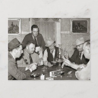 Postal Juego de Póquer, 1939