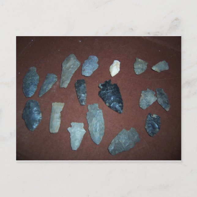 Postal Juego de ruedas de arco indias (Anverso)