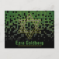 Juego de Video Verde Negro Jugador Bar Mitzvah Agr