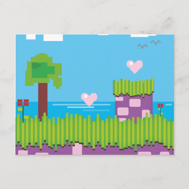 Postal Juego Retro (Anverso)