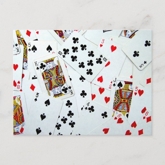 Postal Juegos de cartas (Anverso)
