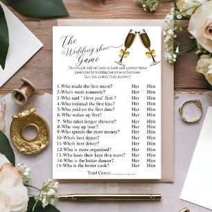 Postal Juegos de duchas de novias con juego de zapatos bo
