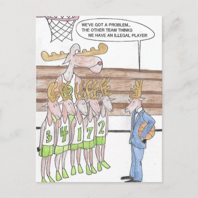 Postal Juegos del reno (Anverso)