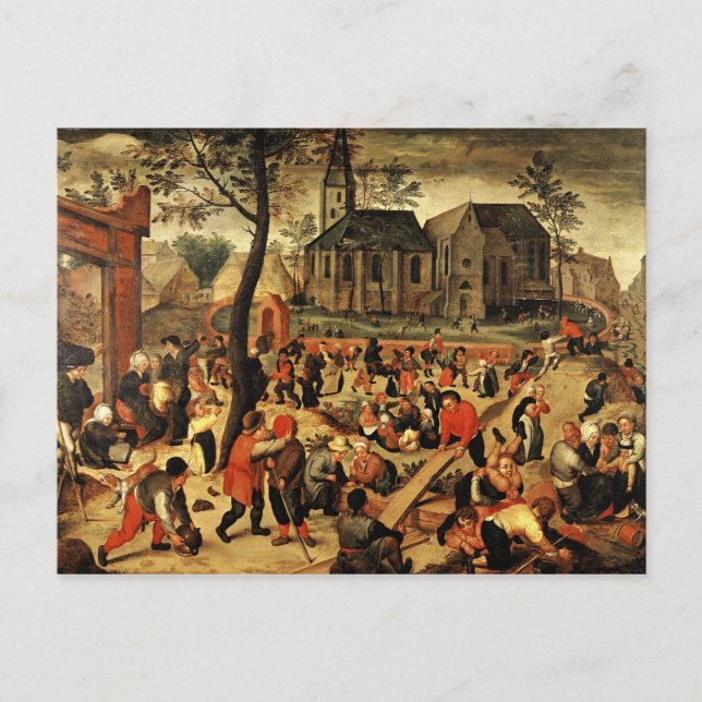 Postal Juegos infantiles (Anverso)