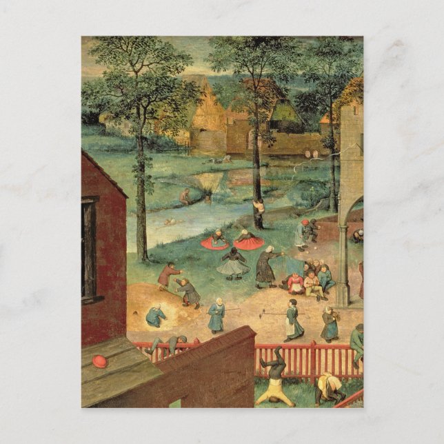 Postal Juegos infantiles, 1560 (Anverso)