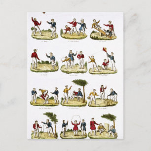Postal Juegos infantiles, 1810