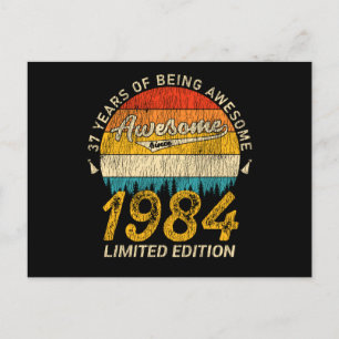 Postal Jueves de 37 años 1984 asombroso desde los 37 años