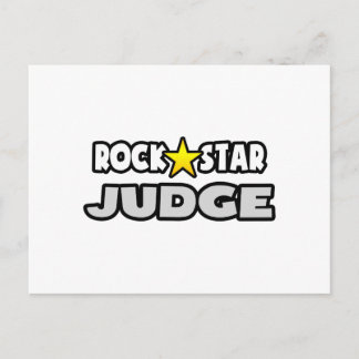 Postal Juez de Estrella de Rock