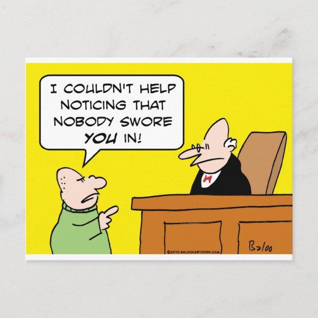 Postal juez nadie te juró (Anverso)