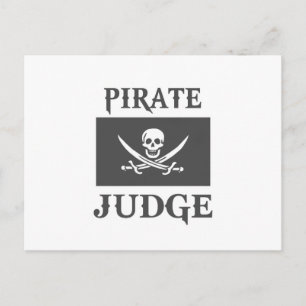 Postal Juez pirata