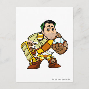 Postal Jugador Almentador del equipo de El Picklesaur