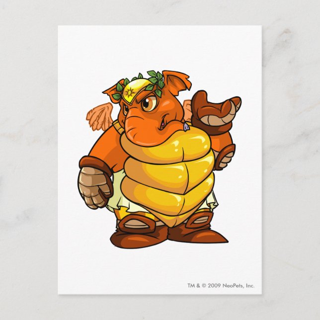 Postal Jugador altador de Elephante (Anverso)