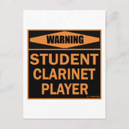 Postal Jugador Clarinet Estudiante