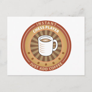 Postal Jugador de ajedrez instantáneo