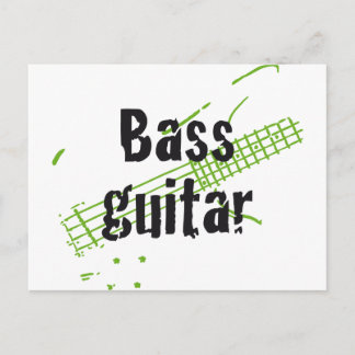 Postal jugador de bajo