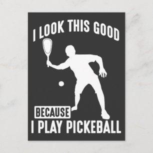 Postal Jugador de baloncesto Dink Game Look Good Pickleba