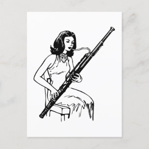 Postal Jugador de Bassoon