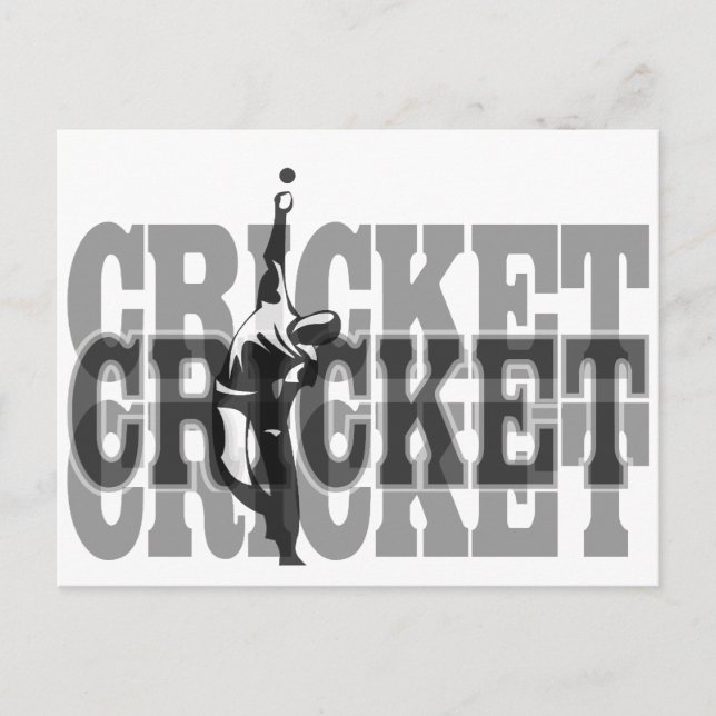 Postal Jugador de críquet (Anverso)