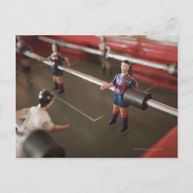 Postal Jugador de fútbol de mesa (Anverso)