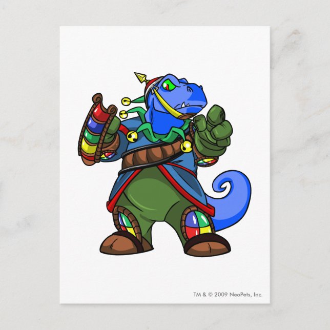 Postal Jugador de Grarrl Roo Island (Anverso)