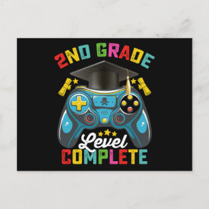 Postal Jugador de juegos de graduación completo de segund