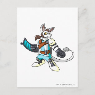 Postal Jugador de montaña Bori Terror