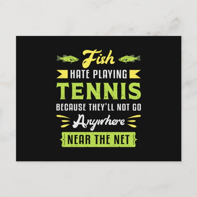 Postal Jugador de partido de tenis Racket Court Sports Fu (Anverso)