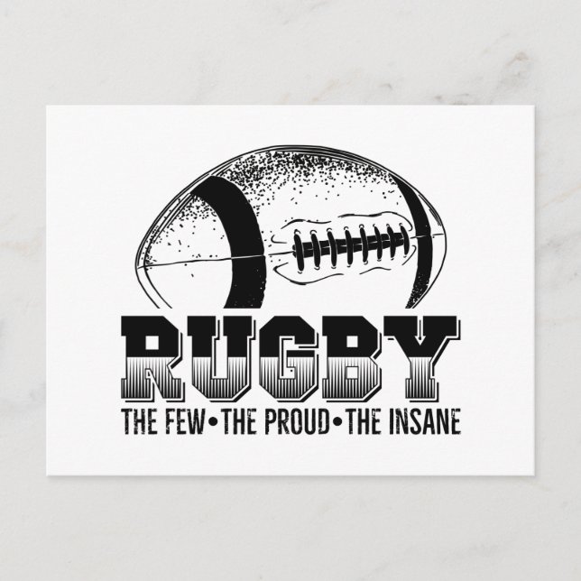 Postal Jugador de Rugby | Regalos deportivos de equipo de (Anverso)