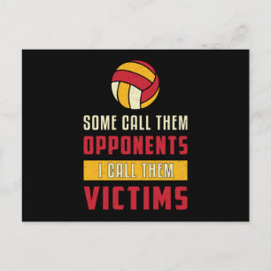 Postal Jugador De Voleibol Algunos Los Llaman Equipo De O