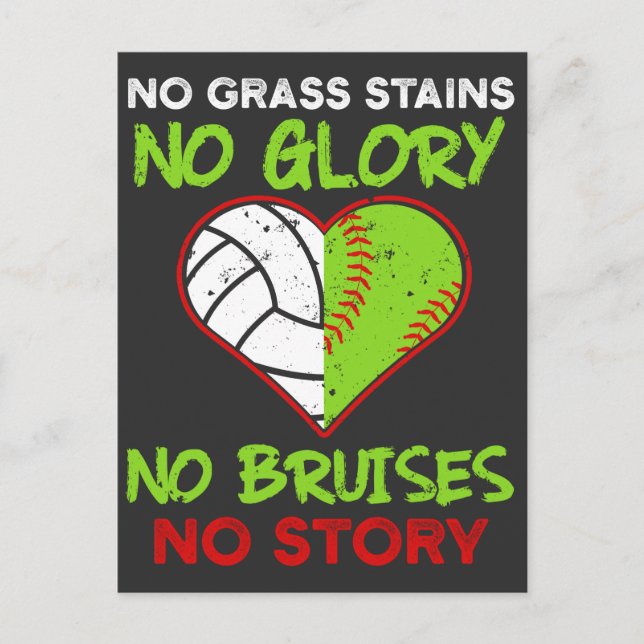 Postal Jugador de voleibol de sóftbol Brujas a los atleta (Anverso)