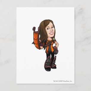 Postal Jugador del equipo Comastar Haunted Woods