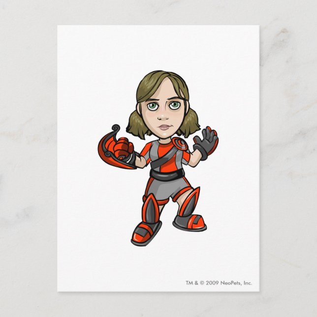 Postal Jugador del personal de la Estación Espacial Snark (Anverso)