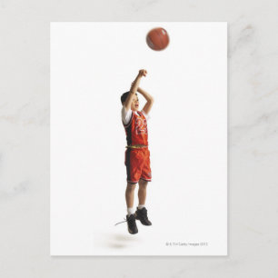 Postal jugador masculino de baloncesto de áfrica infantil