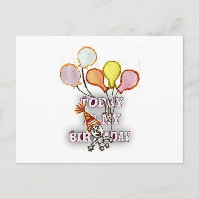 Postal Jugador saludo de cumpleaños: Feliz cumpleaños her (Anverso)