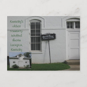 Postal Jugadores de estudio en el teatro Carriage House