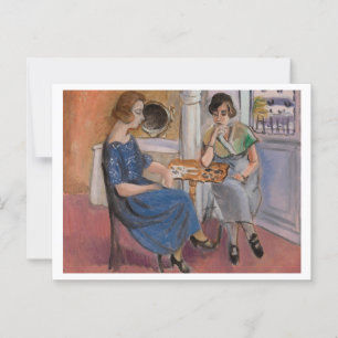 Postal Jugadores Domino (1921)