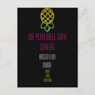 Postal Jugamos Bien Con Otros Fiestas De Swingers Invitad