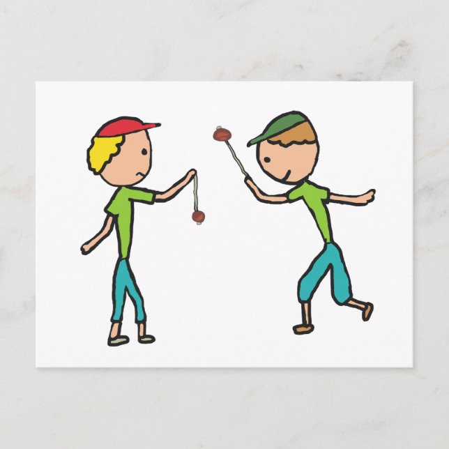 Postal Jugando a los ahorristas (Anverso)